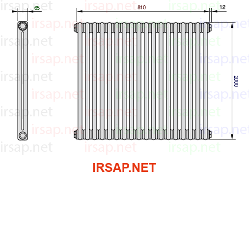 Радиатор IRSAP Tesi 22000/18 T12 CL 01
